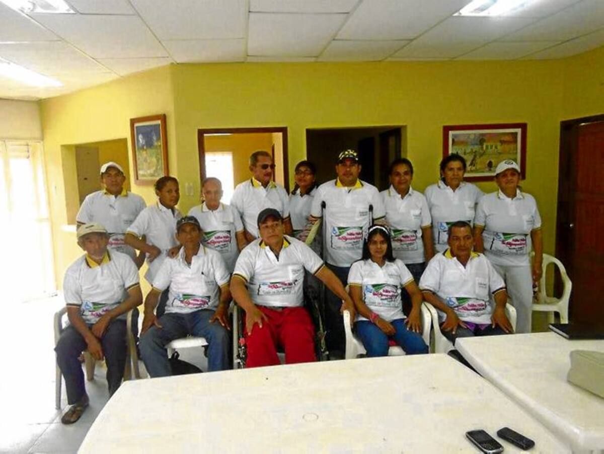 En el lanzamiento de la agenda en pro de los discapacitados contó con la presencia de un grupo de beneficiarios.