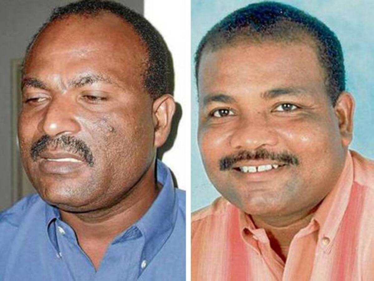 José Félix Martínez Bravo, alcalde de Moñitos y Bonifacio Contreras Díaz, alcalde de Los Córdobas.
