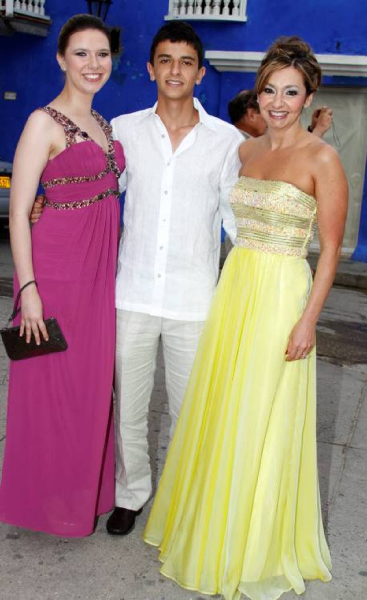 Valentina Gutiérrez, Sebastián Gutiérrez y Vicky Turbay.