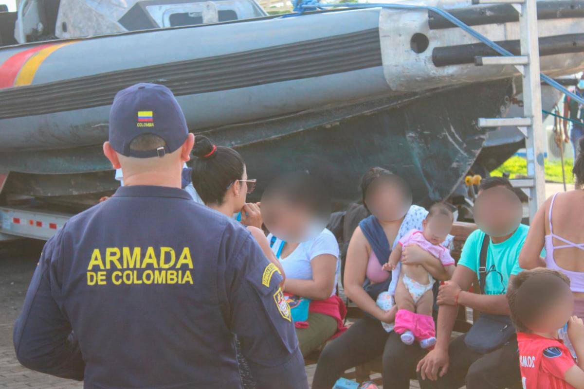 Migrantes que querían llegar a Centroamérica fueron rescatados en San Andrés