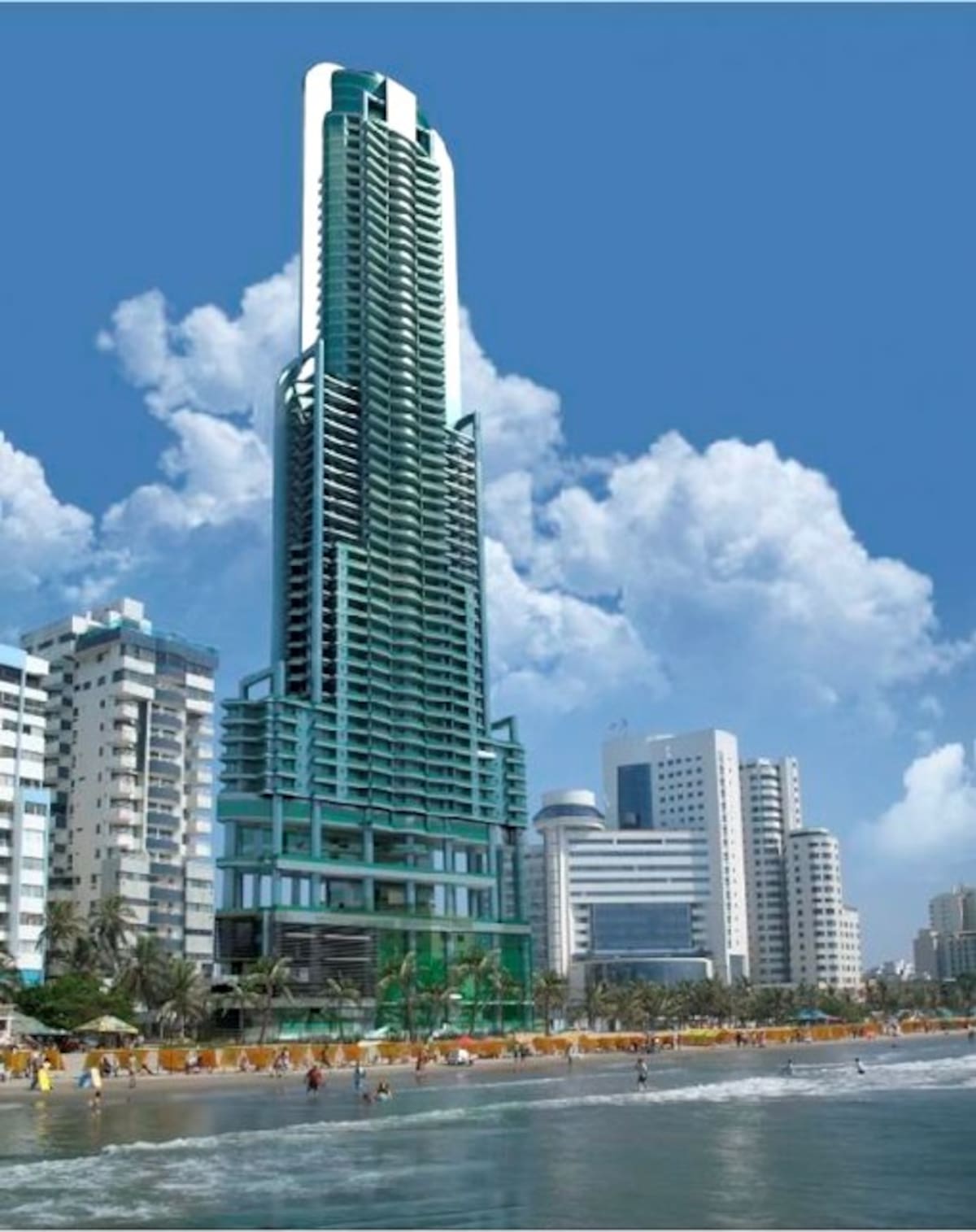 En la Carrera Primera de Bocagrande, la firma Iberostar proyecto construir un megaproyecto hotelero. ARCHIVO