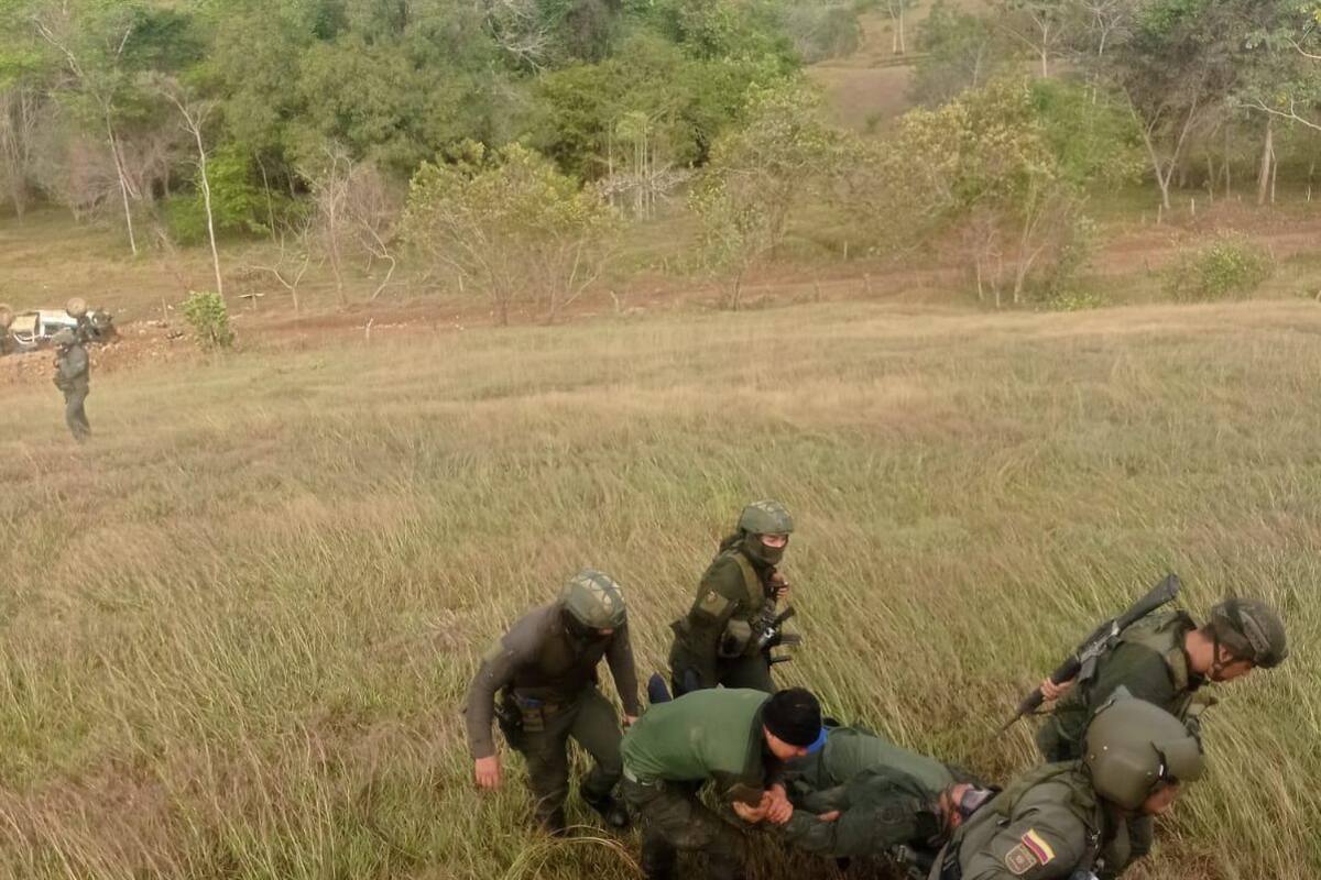 Esta es la lista de policías heridos tras emboscada en el sur de Córdoba