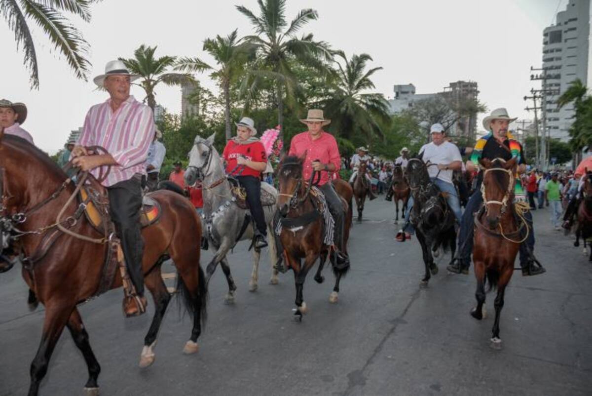 La cabalgata, en honor a la Virgen de La Candelaria, se realizará nuevamente en Castillogrande. Archivo.