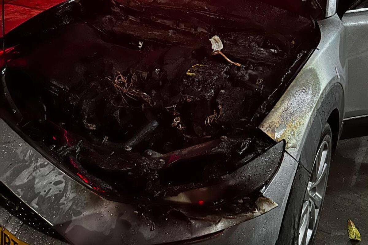Day Vásquez denuncia incendio de su carro, ¿qué pudo pasar?