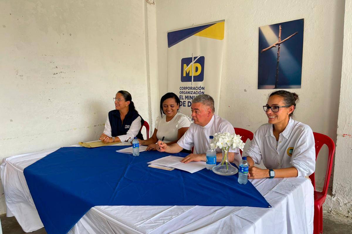 Alcaldía y Corporación Minuto de Dios donan casa comunal en San Pedro Mártir