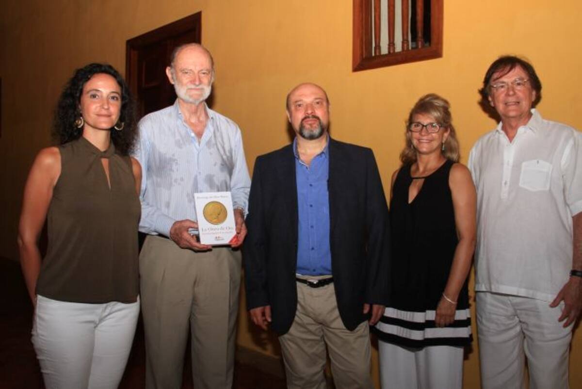 Sofía Mata, Domingo de Silo Manso, Basilio Rodríguez, Patricia Giraldo y Carlos Vásquez. ZENIA VALDELAMAR - EL UNIVERSAL