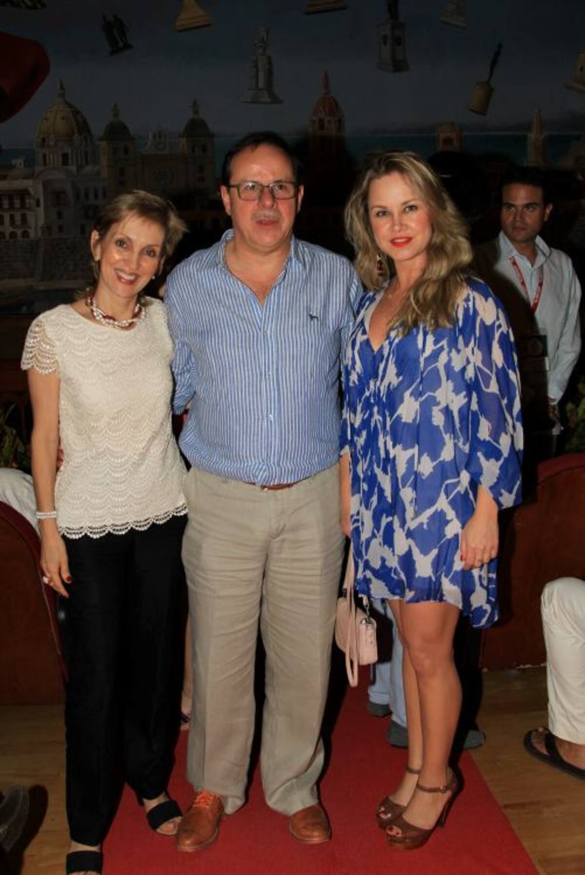 Ana Lucía de De Bedout, Luis De Bedout y Alina Vélez.