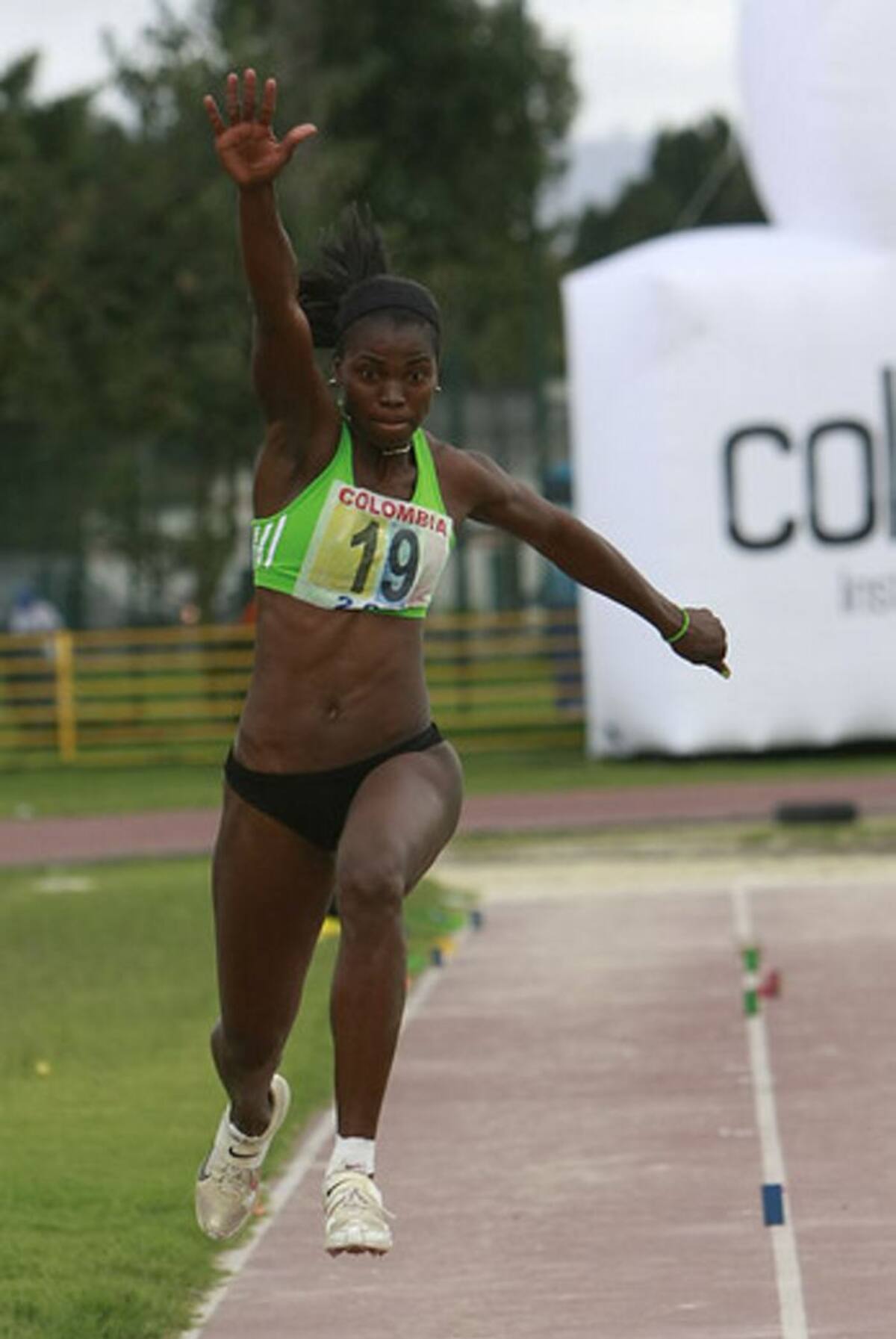 Caterine Ibargüen, atleta antioqueña. COLPRENSA