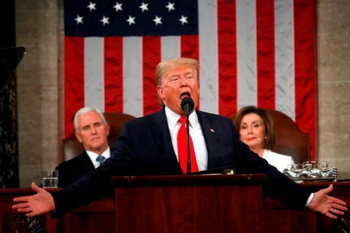 Trump homenajea a Guaidó en discurso del Estado de la Unión