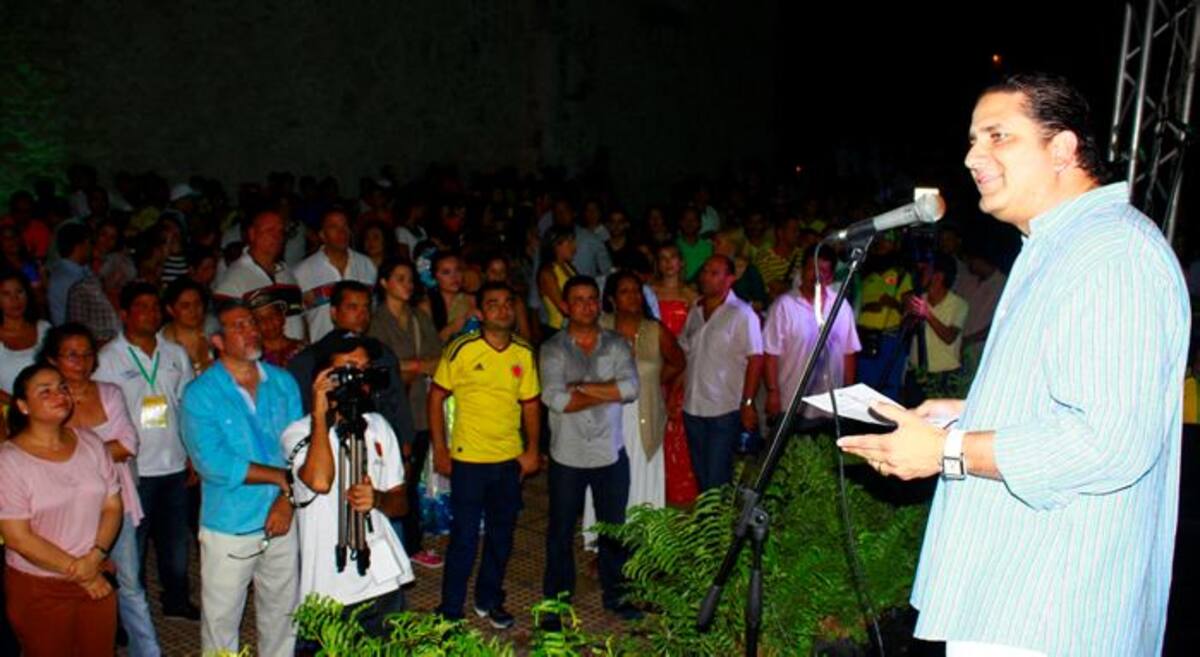 El gobernador Juan Carlos Gossaín dice que el Festival de bandas cumplió con todas las expectativas. CORTESÍA