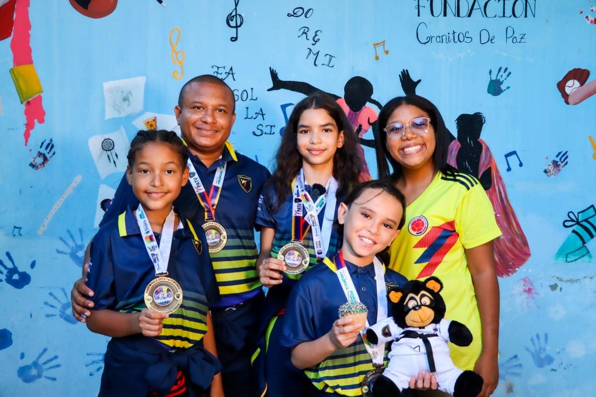 Mundial de Taekwondo Infantil: Granitos de Paz aportó dos títulos mundiales