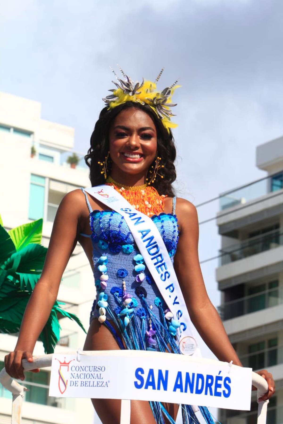 Señorita San Andrés, Brithalie Bowie de Ávila.//Foto: Julio Castaño - El Universal.