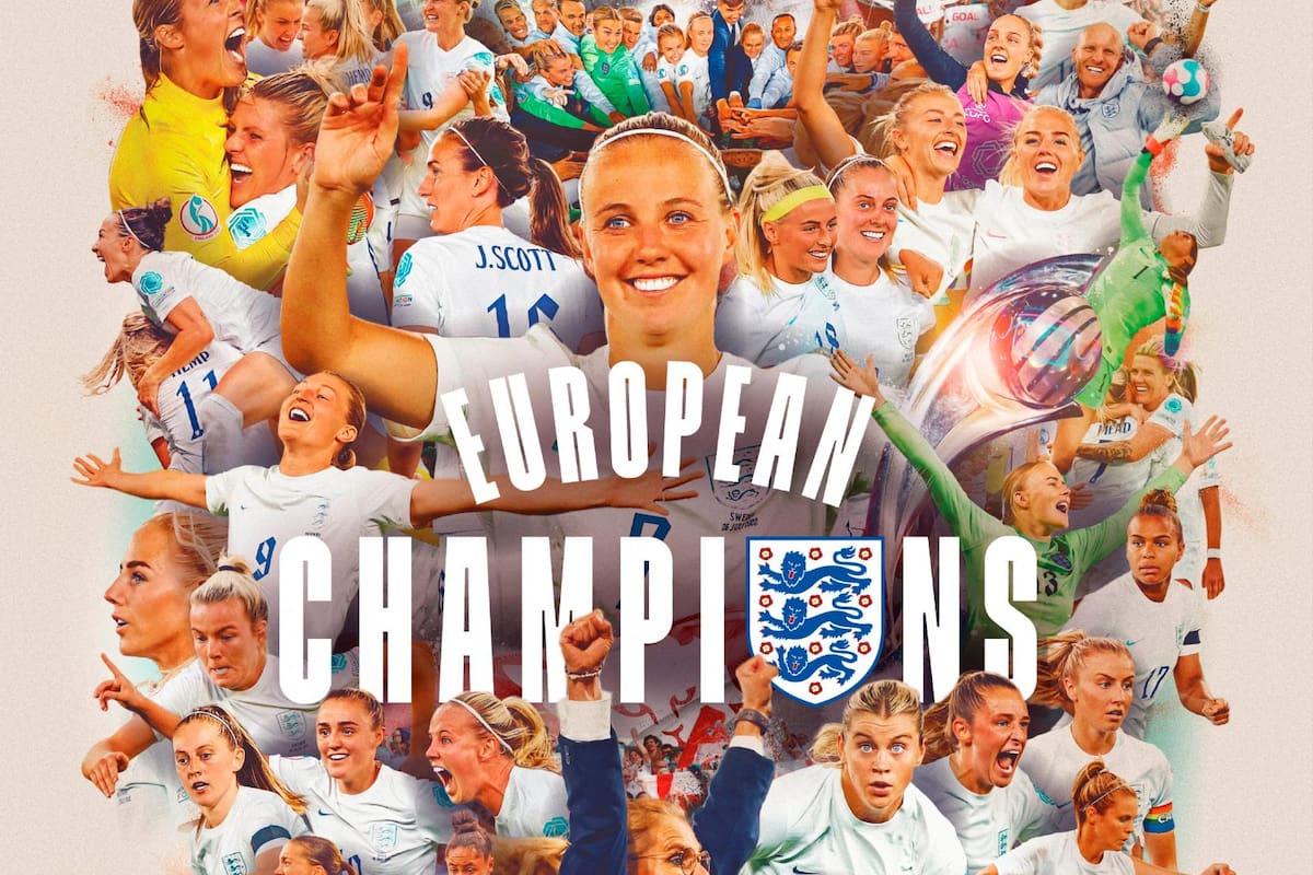 Inglaterra se quedó con la Eurocopa por primera vez en la historia