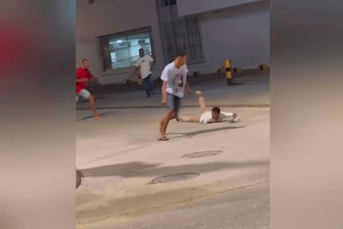 Video: riña deja a un adolescente herido y a dos aprehendidos