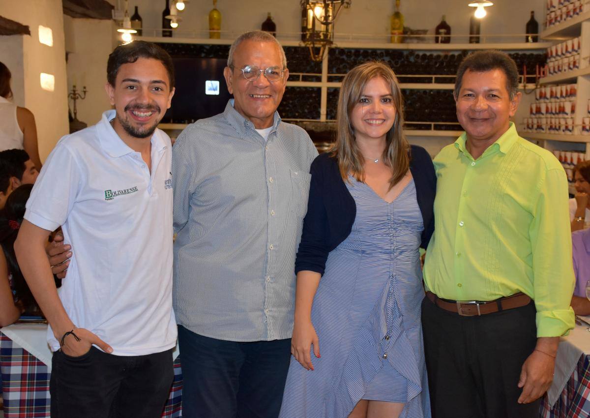 Santiago Peñaranda, Carlos Mouthón, Yuli Sáenz y José Vital.