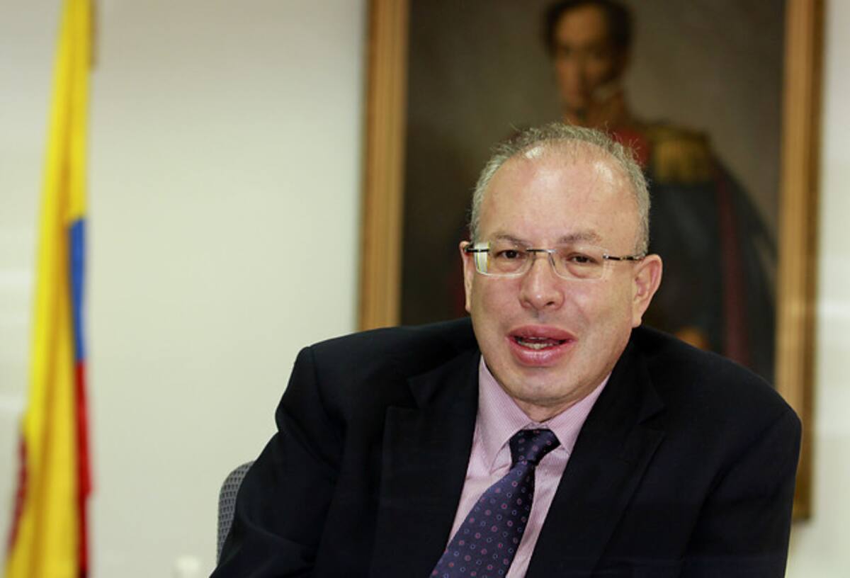 Entrevista con el registrador nacional, Carlos Ariel Sánchez. Colprensa