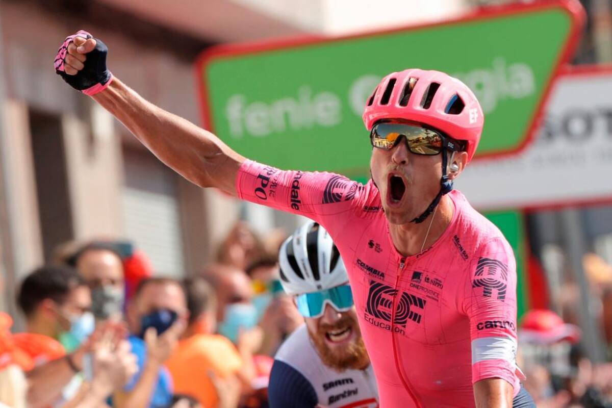 Magnus Cort Nielsen gana su tercera etapa en la Vuelta a España 2021