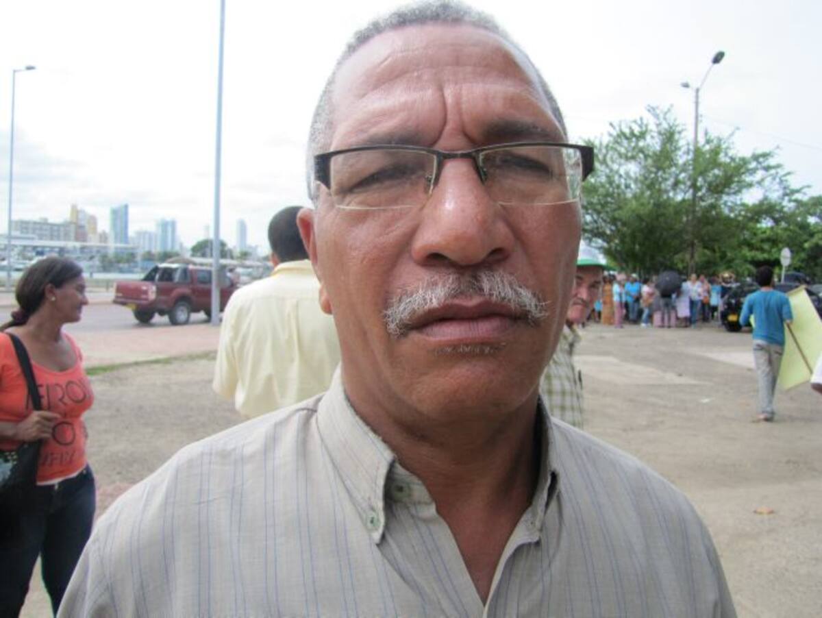 Dionisio Ricardo Osorio, líder del barrio Jorge Eliécer Gaitán. Gabriel García-El Universal