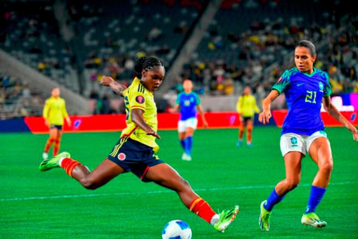 La selección Colombia femenina perdió ante Brasil en la Copa Oro