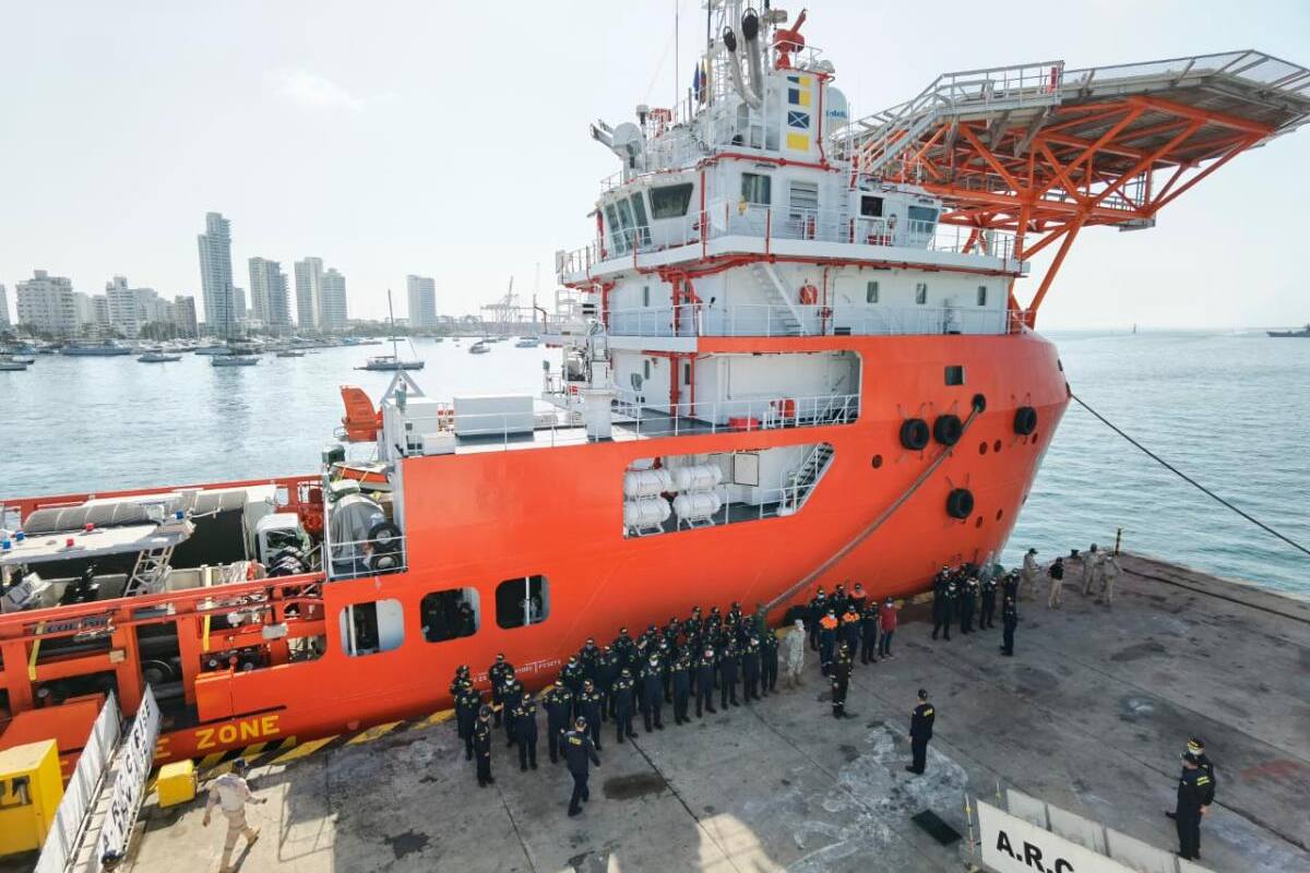 Salen 170 toneladas de ayudas humanitarias desde Cartagena a San Andrés