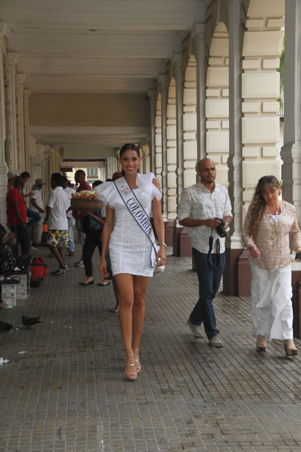 Tovar se mostró feliz de regresar a la ciudad que la vio ganar el título.