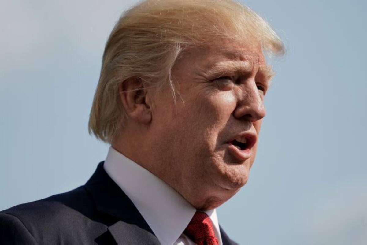 Donald Trump, presidente de Estados Unidos. AP