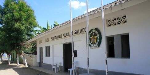 Policía de El Salado está a punto de ser desalojada