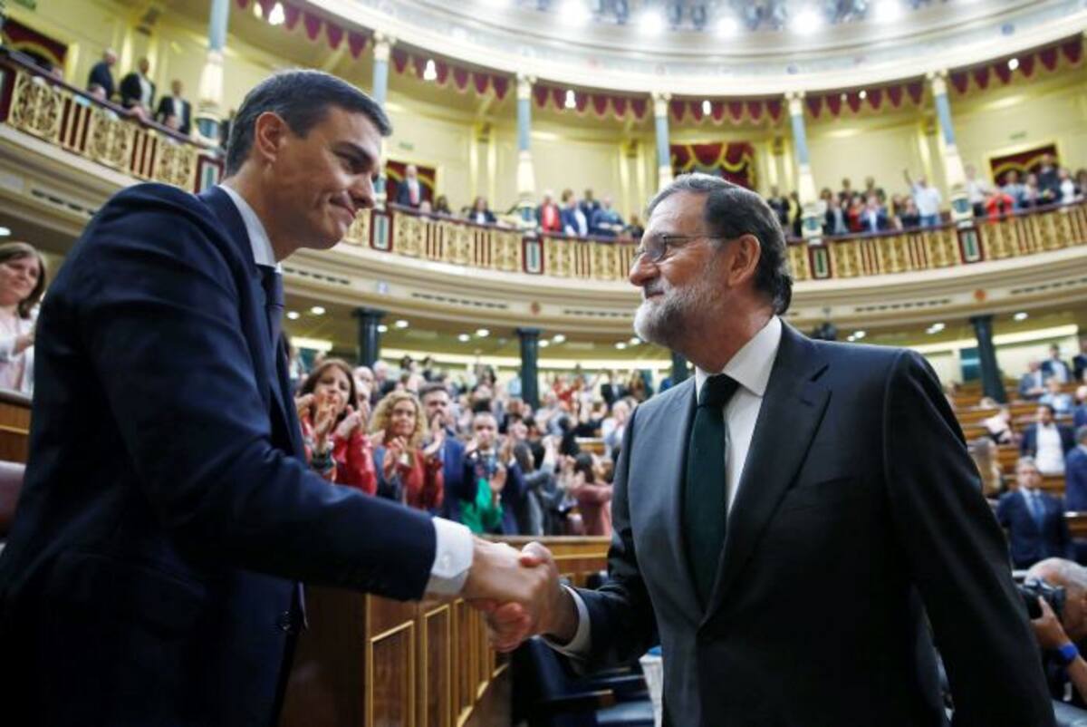 Pedro Sánchez y Mariano Rajoy. AP