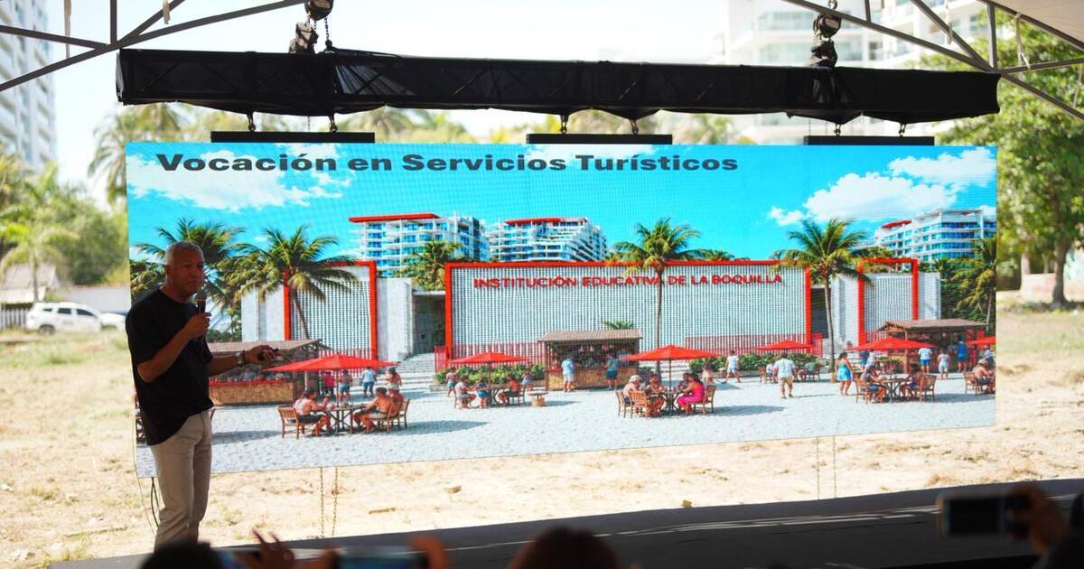 Así será el primer colegio público frente al mar en Cartagena