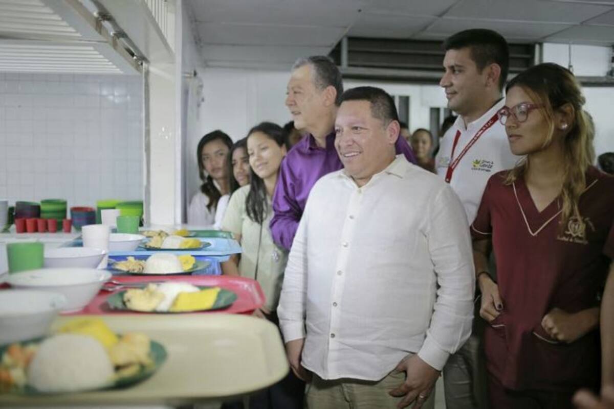 El alcalde Manuel Duque Vásquez, inauguró los comedores para los estudiantes en situación de vulnerabilidad de la Universidad de Cartagena.