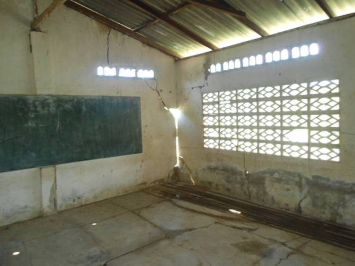 Escuela Mixta del corregimiento de Jesús del Monte, en El Carmen de Bolívar. Lila Leyva