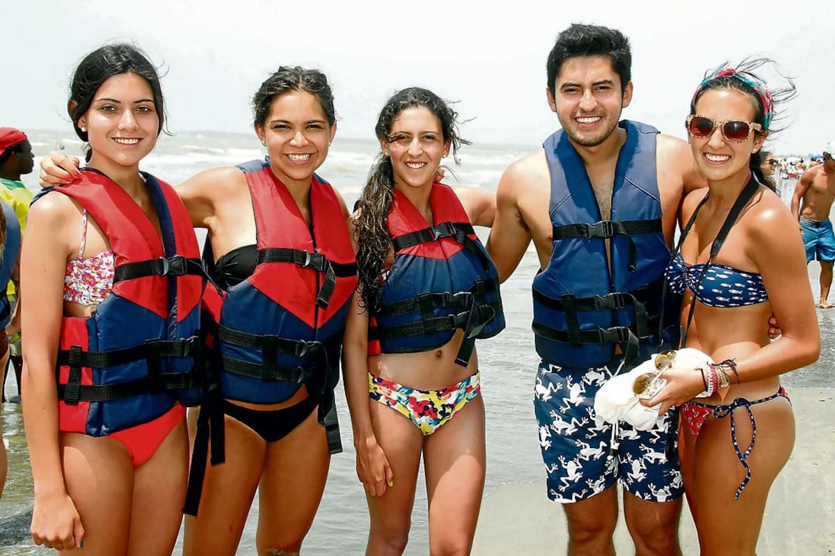 Andrea Bohórquez, Manuela García, Isabella Lozano, Guillermo Díaz e Ivanna Velilla.