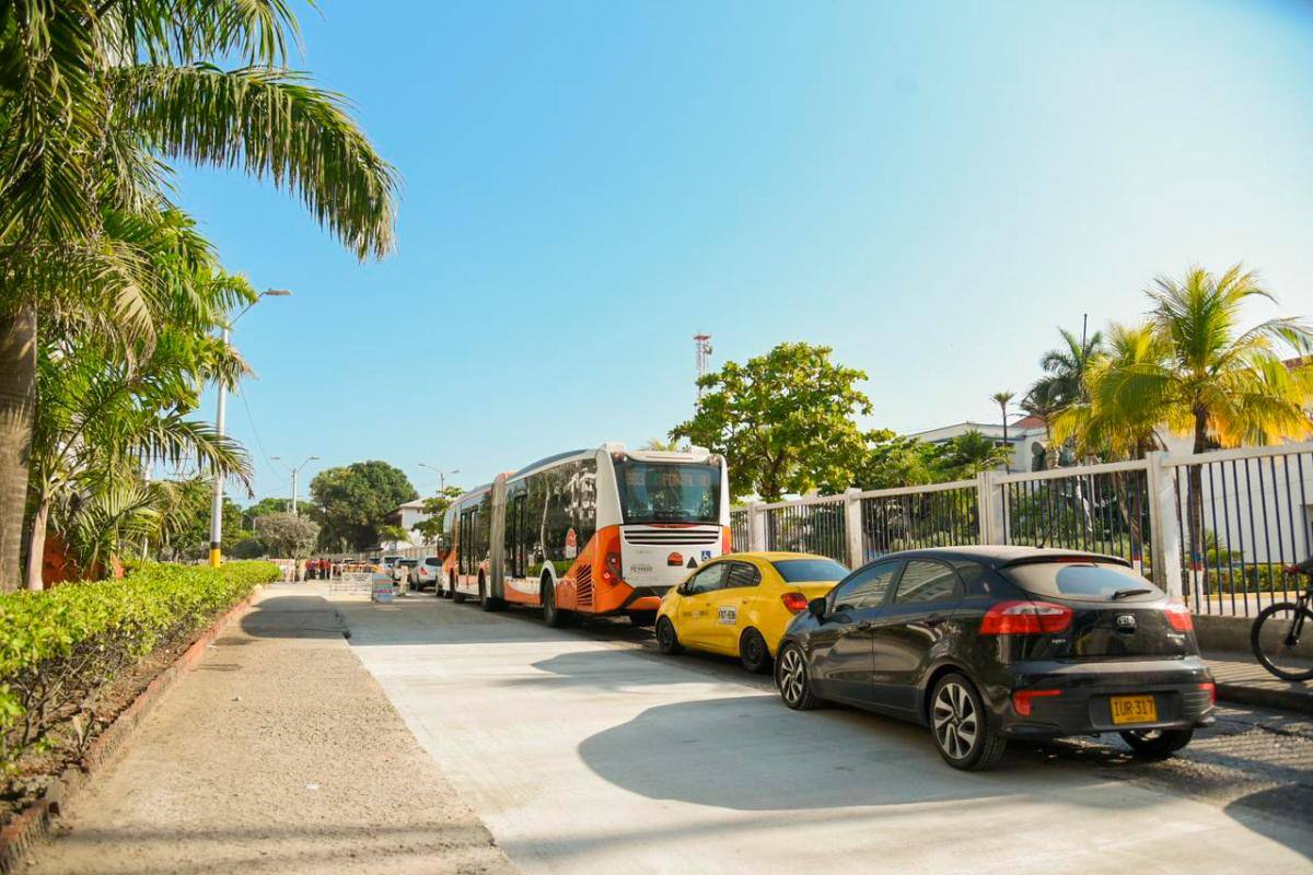 Tapan huecos en la entrada de Bocagrande: habilitan tramo de la Base Naval