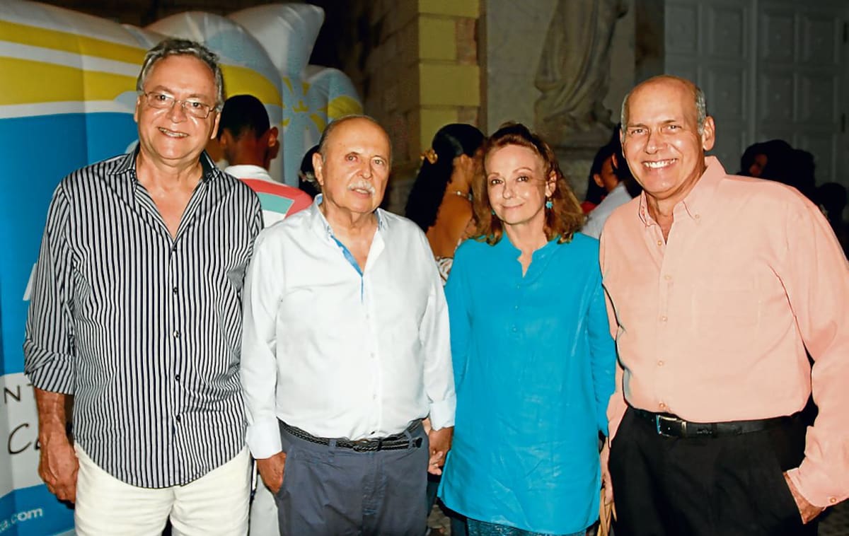 Rafael Martínez, Max Rodríguez, Carolay de Rodríguez y Ricardo Vélez. Lorena Henríquez Laborde/El Universal/