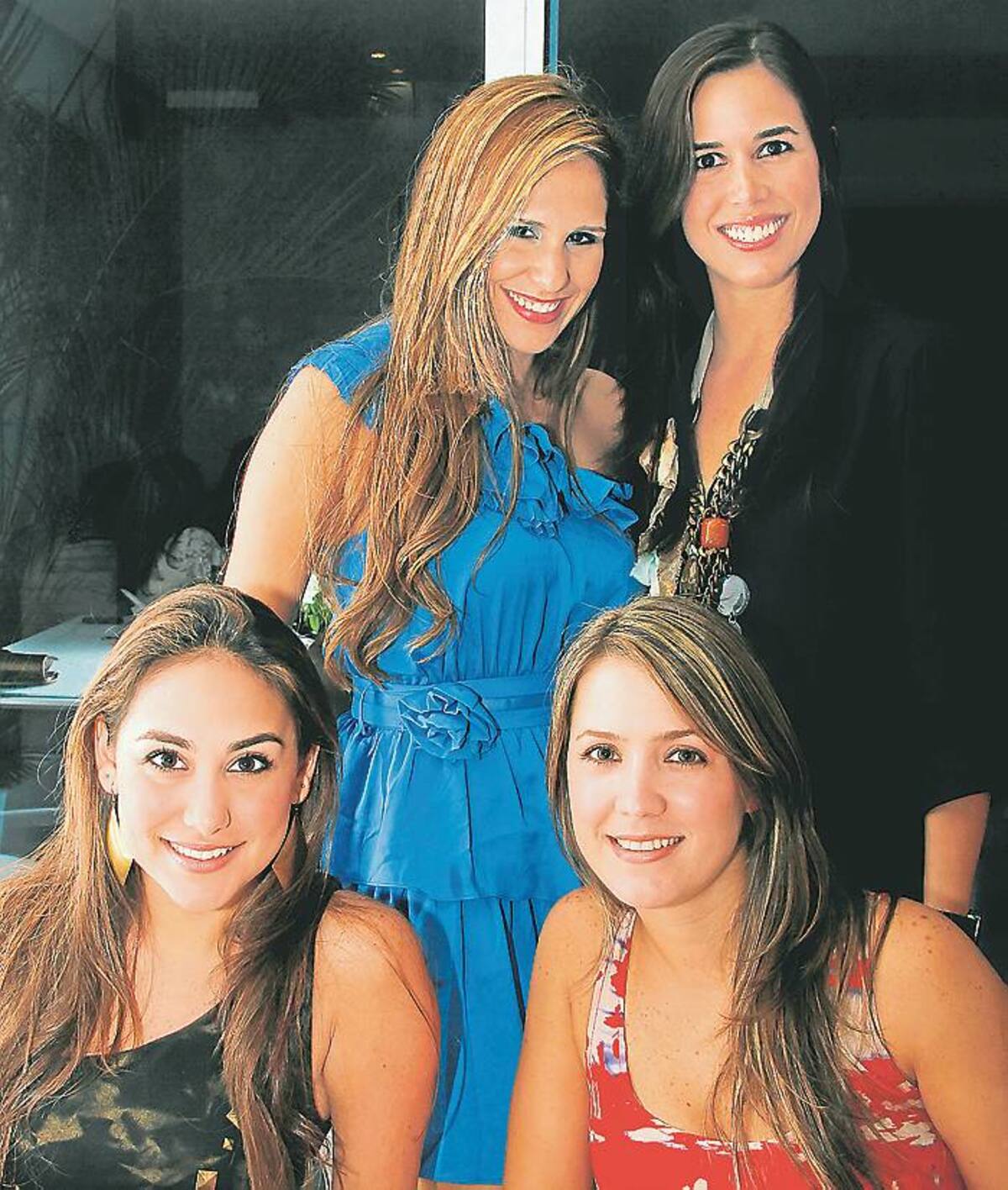 De pie: Sara Coronado y Ana Milena Villadiego. Sentadas: Andrea Segovia y Andrea Núñez-