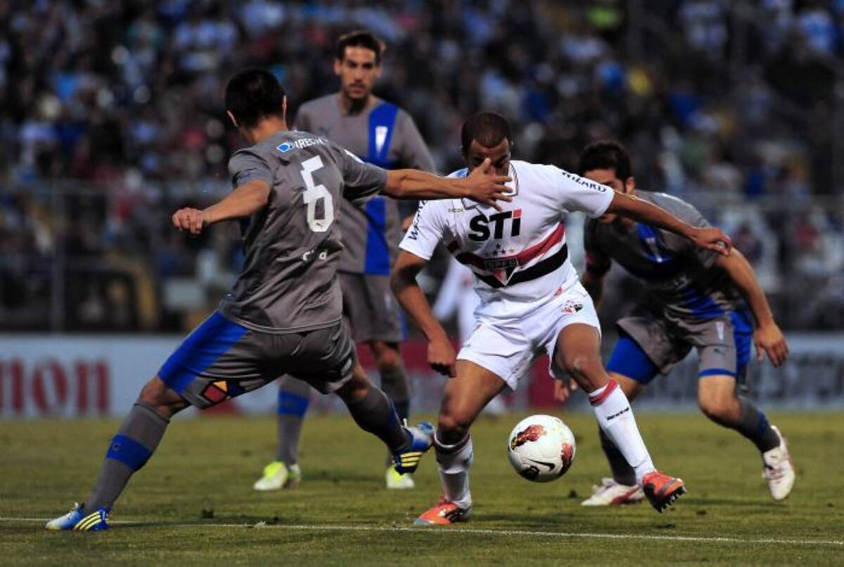 Con aire de despedida, Lucas y Sao Paulo van por la final en la Sudamericana. AFP