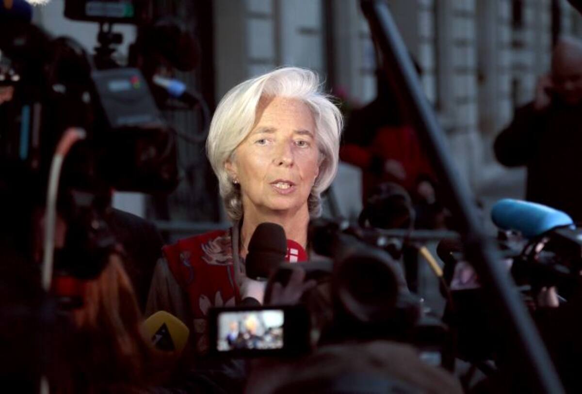 Christine Lagarde, directora del FMI. AFP JACQUES DEMARTHON