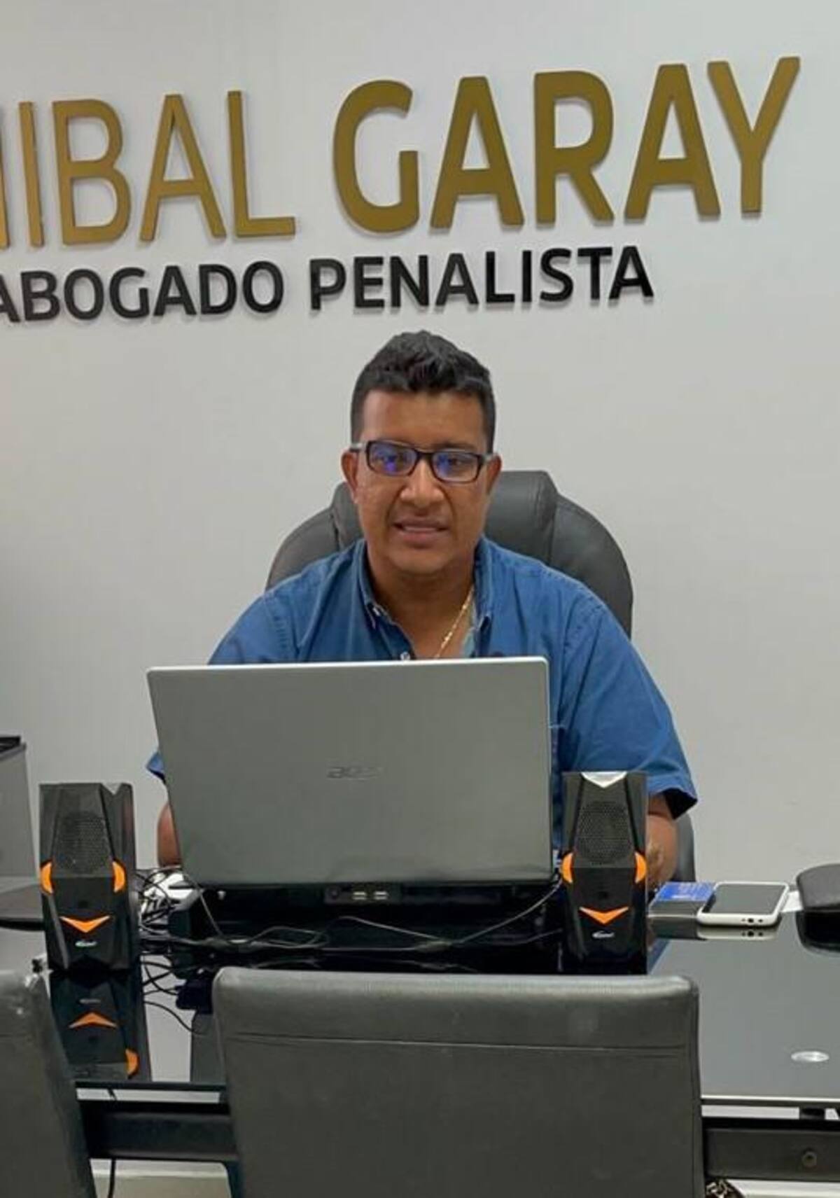 Aníbal Garay, abogado defensor de víctimas.