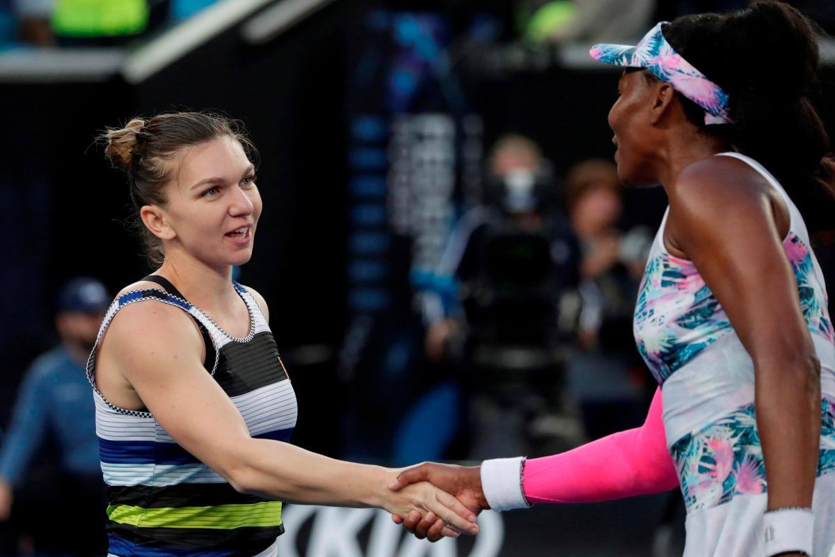 Halep elimina a Venus y se enfrentará a Serena en octavos de Australia