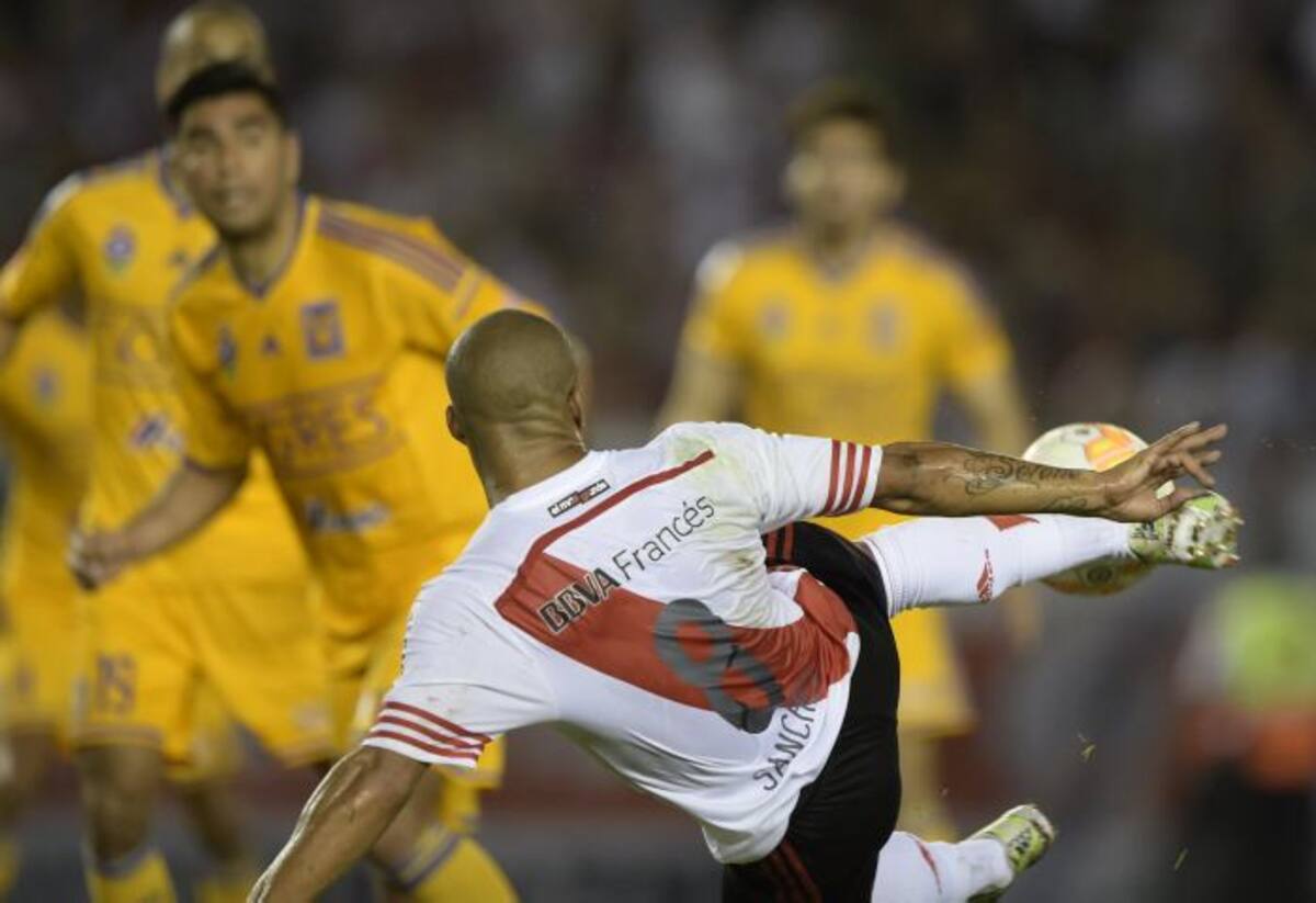 Encuentro River Plate - Tigres. AFP JUAN MABROMATA
