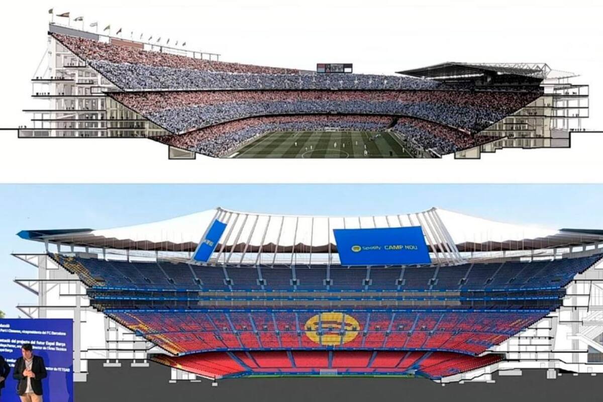 Esta es la nueva cara del Camp Nou, estadio del Barcelona