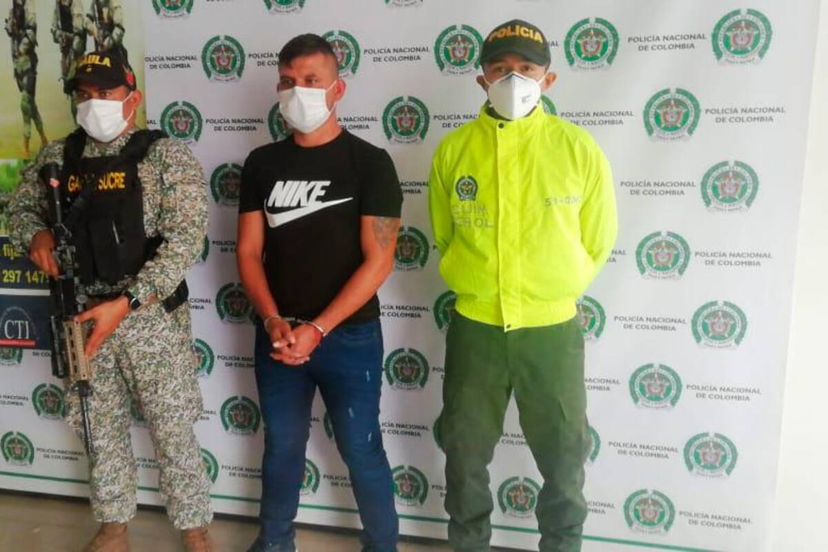 A la cárcel presunto jefe del ‘clan del Golfo’ en Bolívar