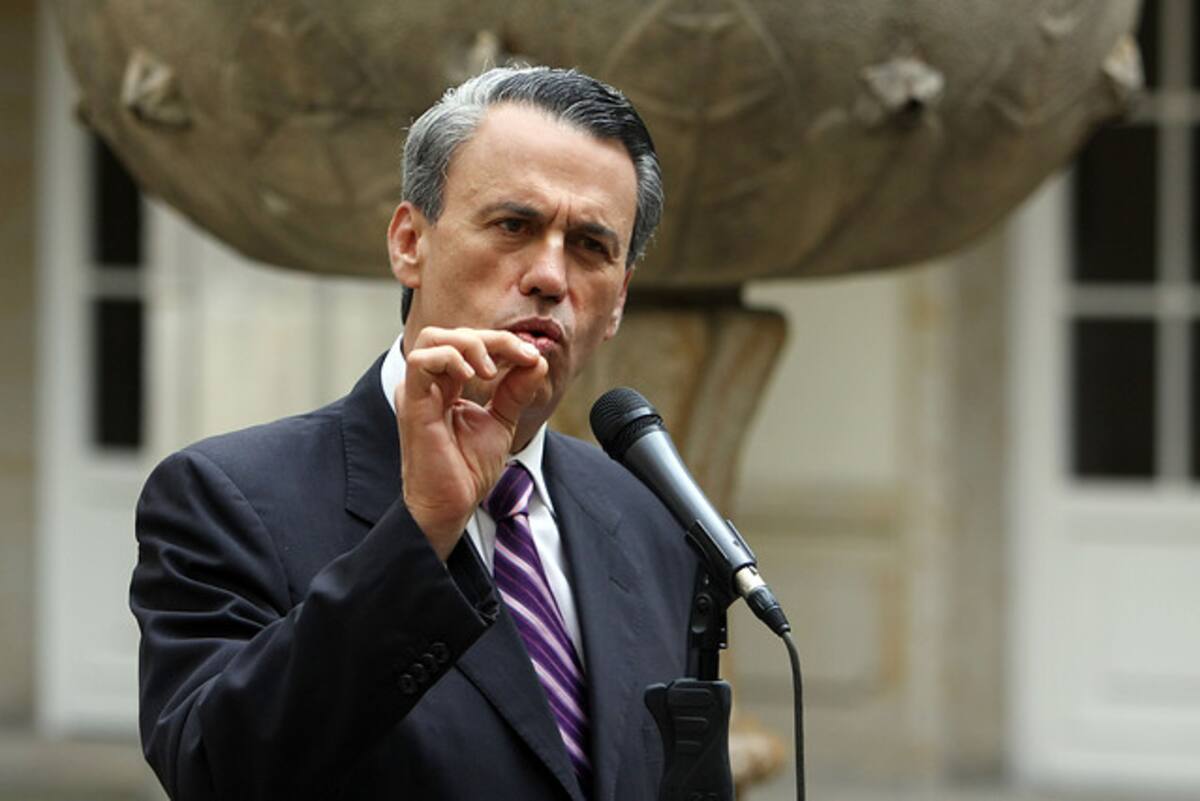 Ministro de Agricultura, Rubén Darío Lizarralde. COLPRENSA