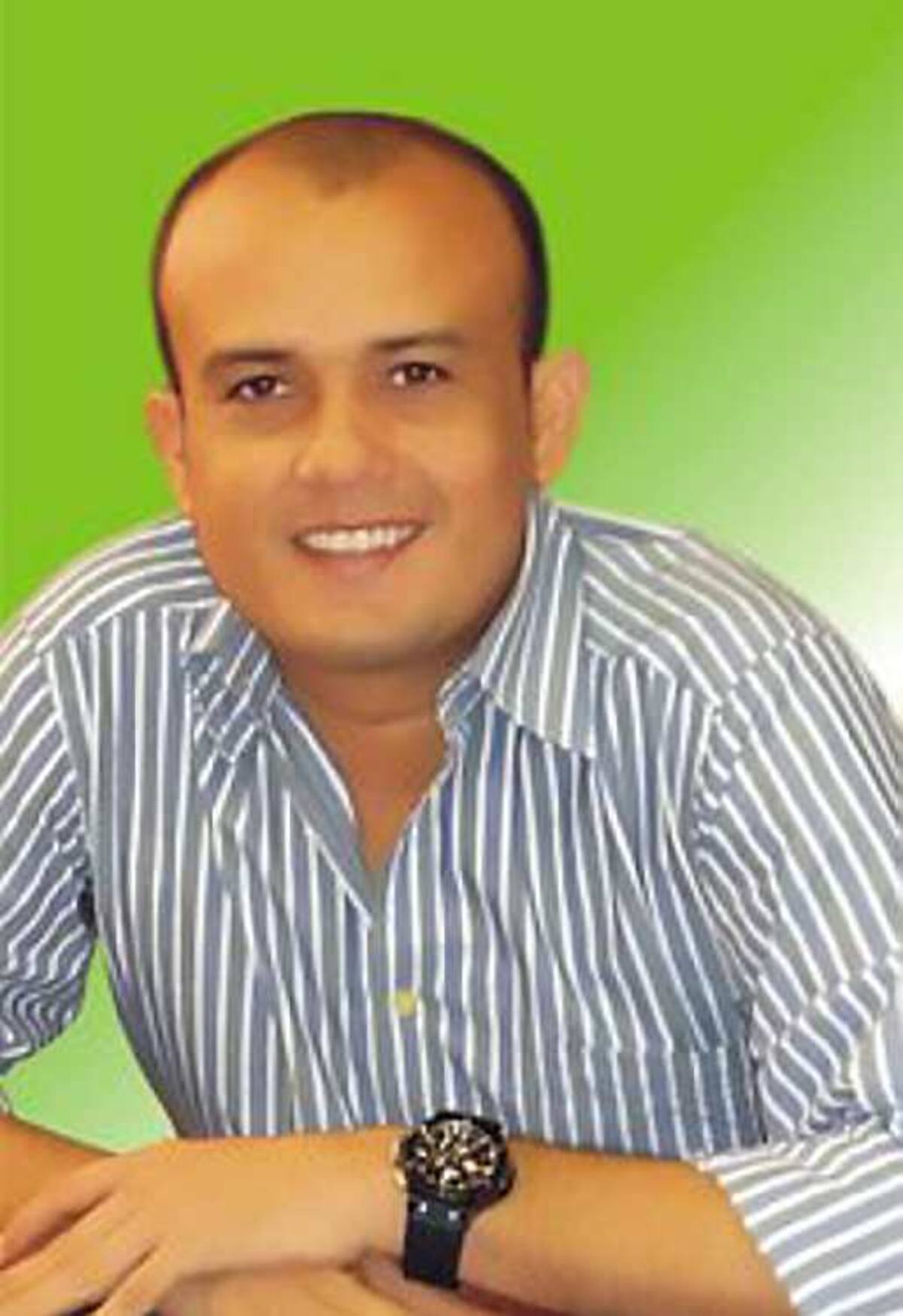 Jorge David Pastrana Sagre, candidato que hizo la denuncia.