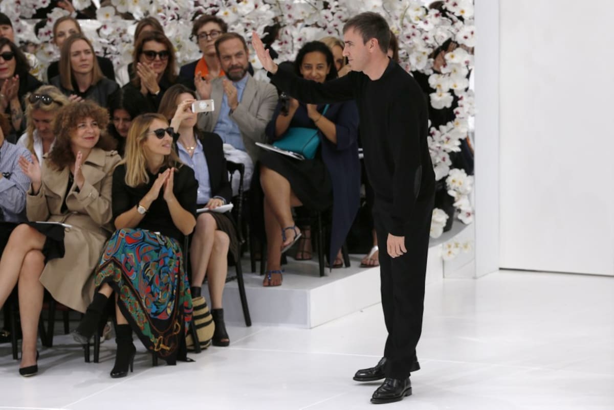 El diseñador belga Raf Simons, director creativo de Christian Dior.