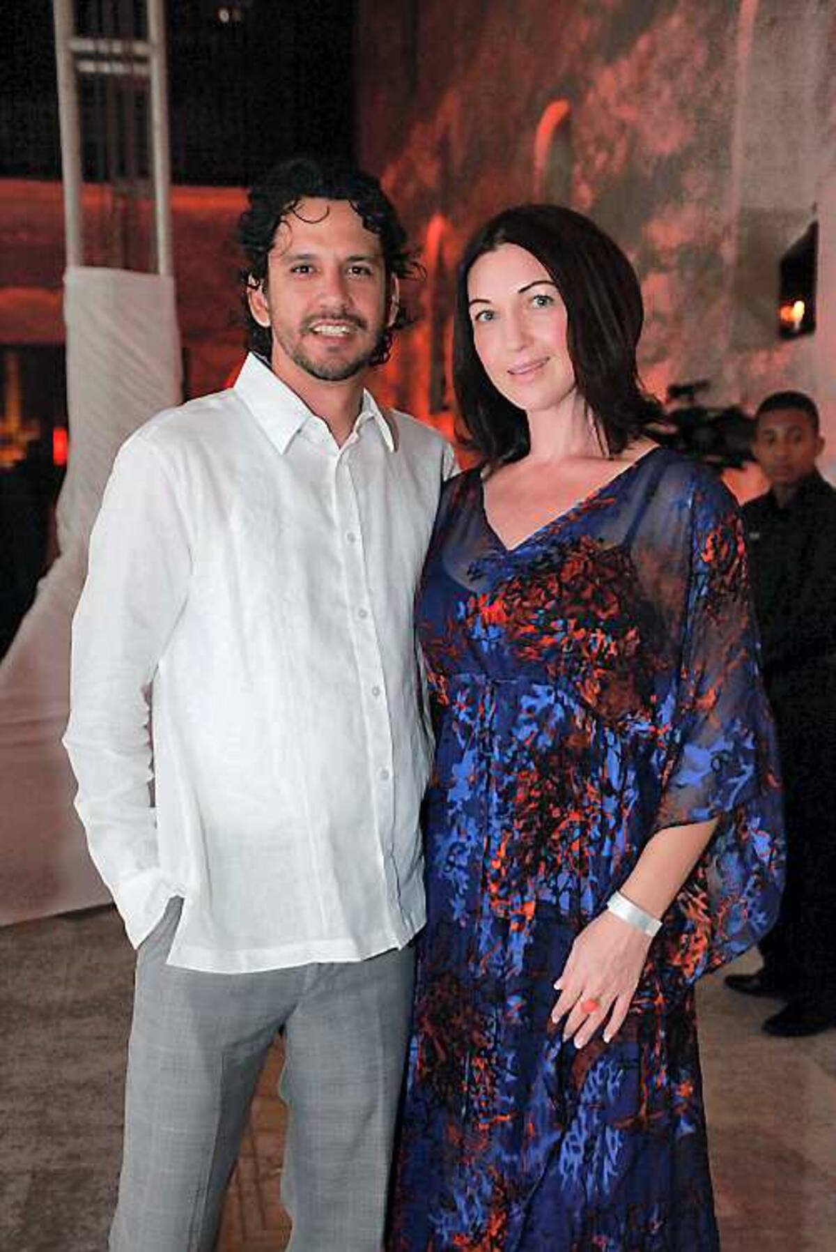 Jacques De Bedout y Sarah Crawford.