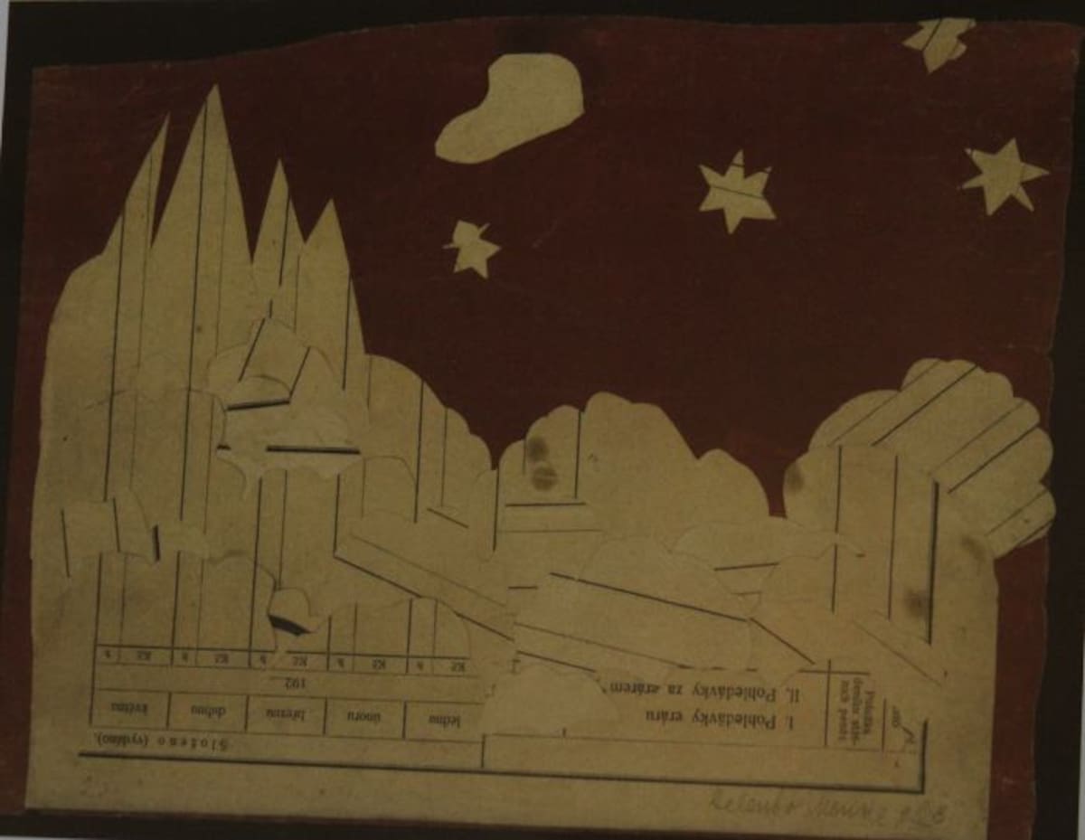 Paisaje con estrellas.