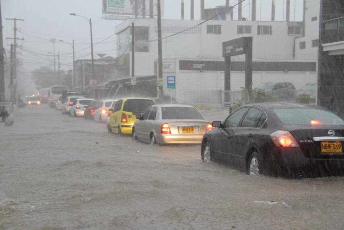 El Ideam indicó que se estiman lluvias "moderadas a fuertes" en amplios sectores de la región Caribe por influencia indirecta de las bandas nubosas de la tormenta tropical Isaac. ARCHIVO