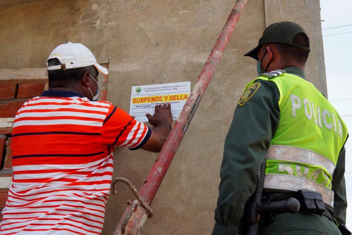 Sellan siete obras sin licencia de construcción en La Sevillana