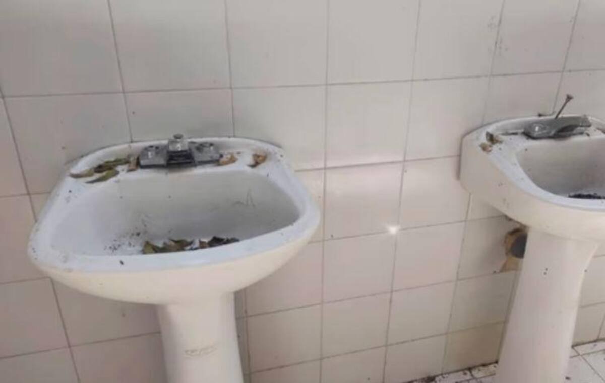 Este es el colegio de San Jacinto del Cauca donde los padres de familia exigen la vinculación de tres docentes. //Cortesía